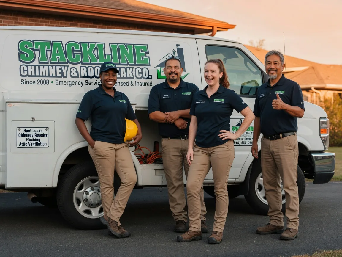 Chimney flashing repair company in Tivoli, TX